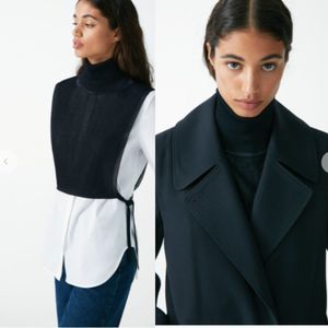 COS Women's Black Sheer Knitted Tunic One Size